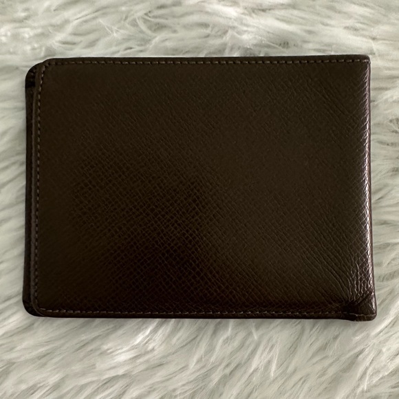 Authentic Louis Vuitton Taiga Leather‎ Brown Mens Wallet - Picture 3 of 7
